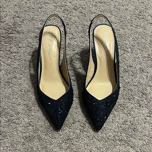 Betsy Johnson Embellished Slingback Heels